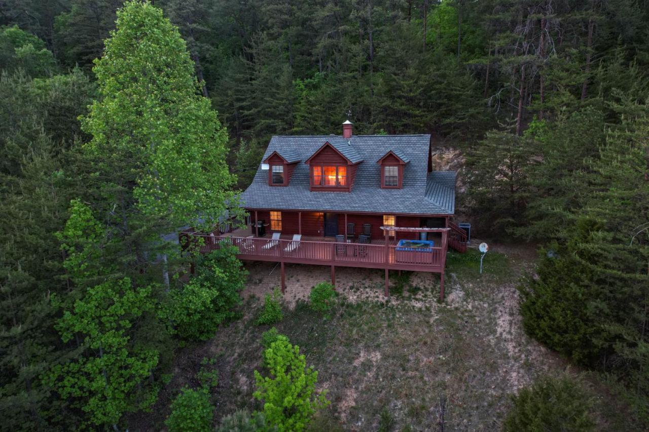 Private Mountain Cabin, Hot Tub Escape In The Smokies, With The View Sevierville Exteriér fotografie