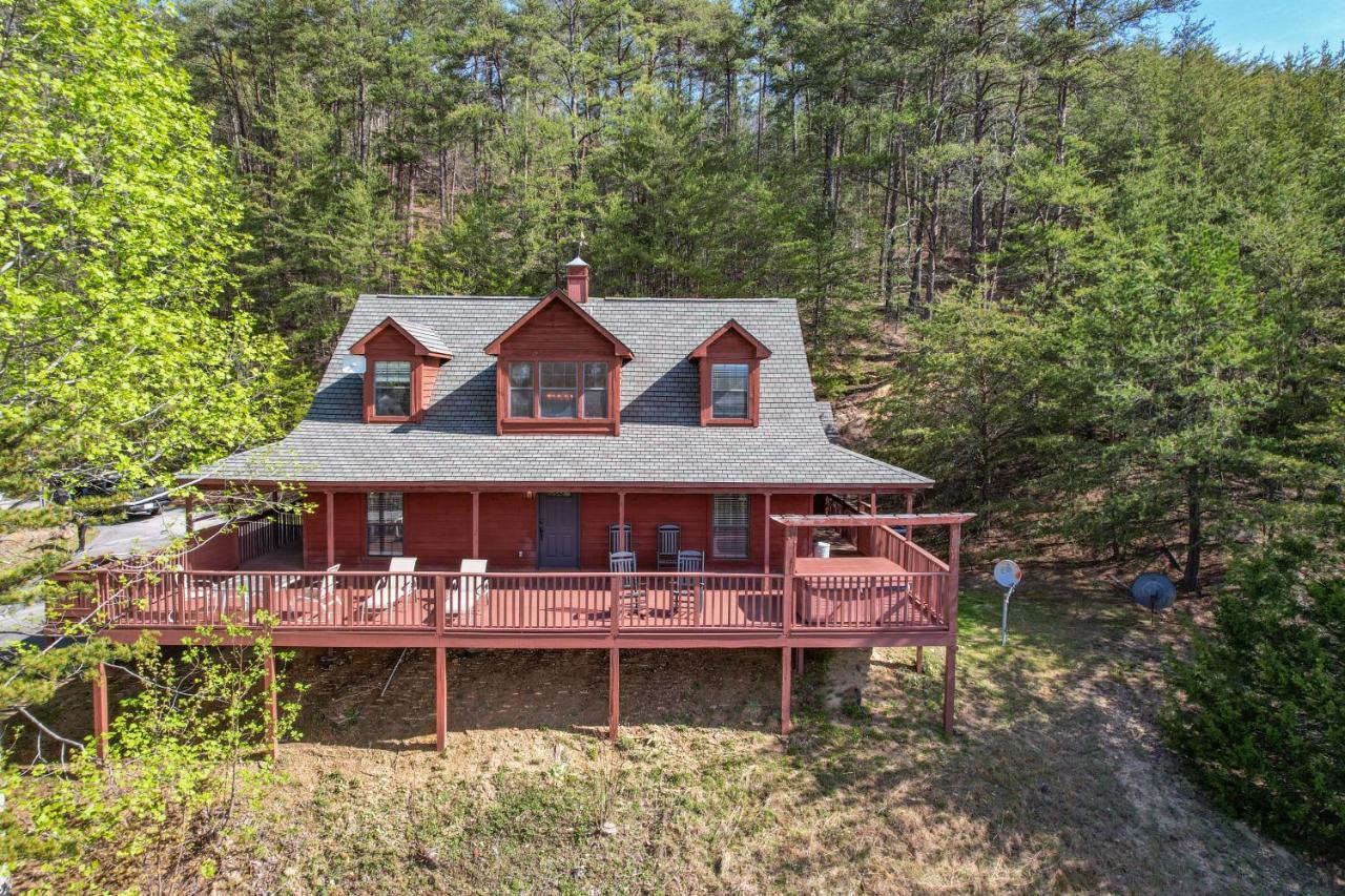Private Mountain Cabin, Hot Tub Escape In The Smokies, With The View Sevierville Exteriér fotografie