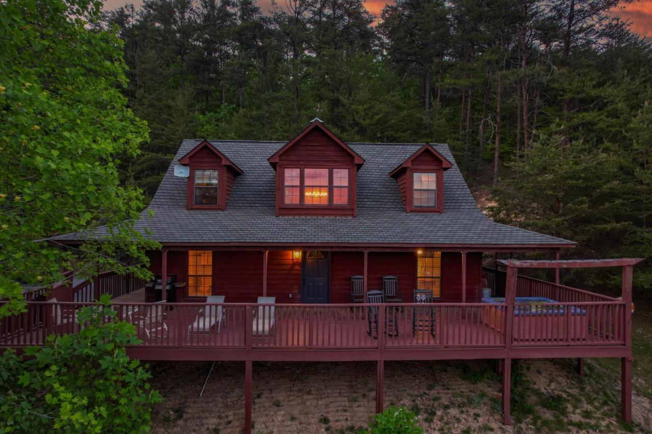 Private Mountain Cabin, Hot Tub Escape In The Smokies, With The View Sevierville Exteriér fotografie
