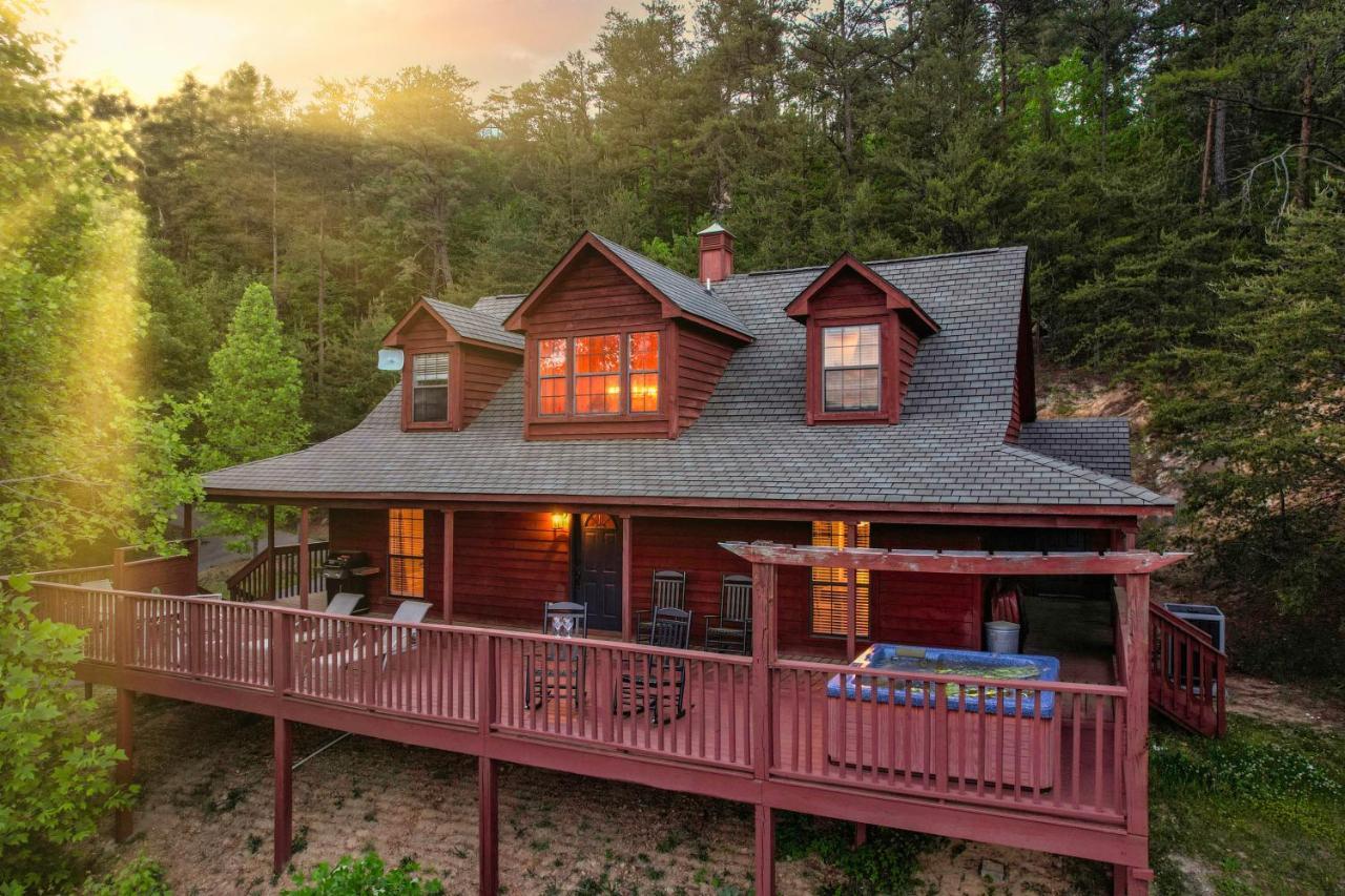 Private Mountain Cabin, Hot Tub Escape In The Smokies, With The View Sevierville Exteriér fotografie